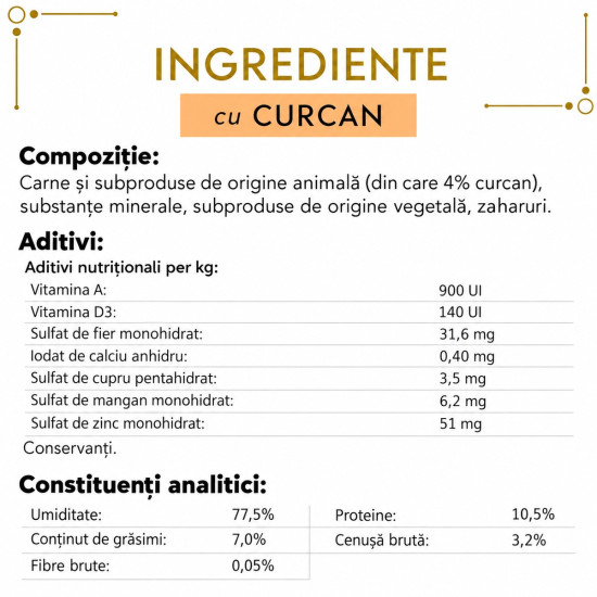 Gourmet Gold Mousse – hrană umedă completă pentru pisici adulte, cu curcan, conservă 85 g